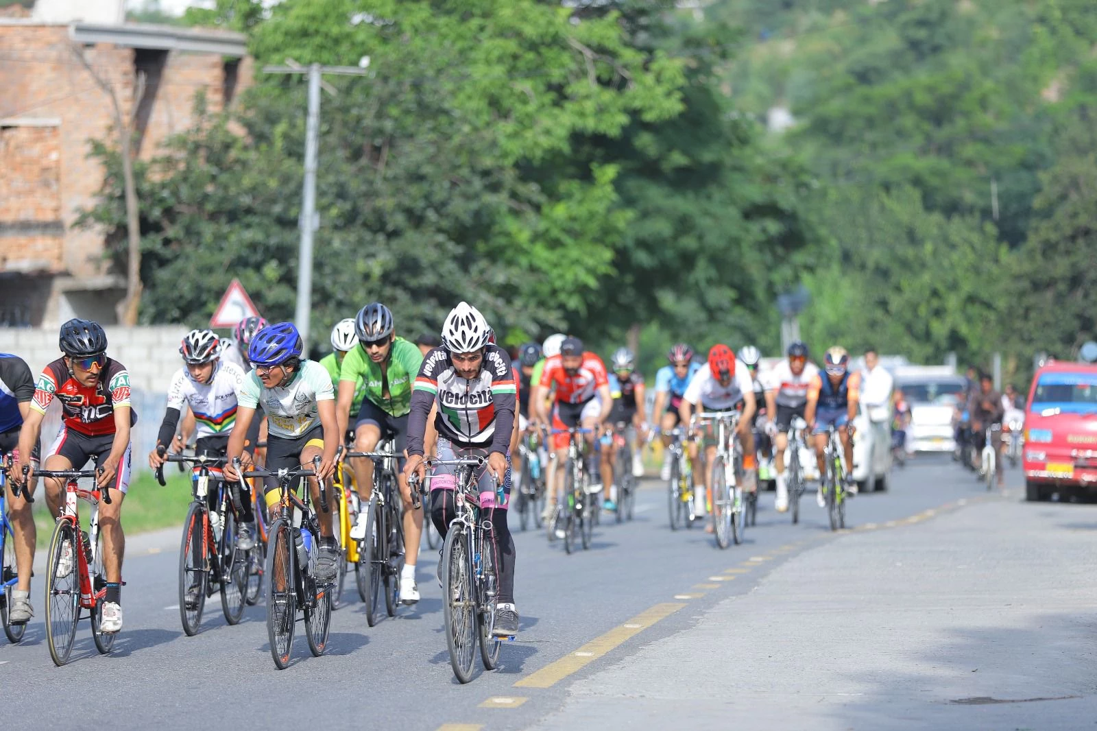 Cycle race held in Malam Jabba by Pak Army