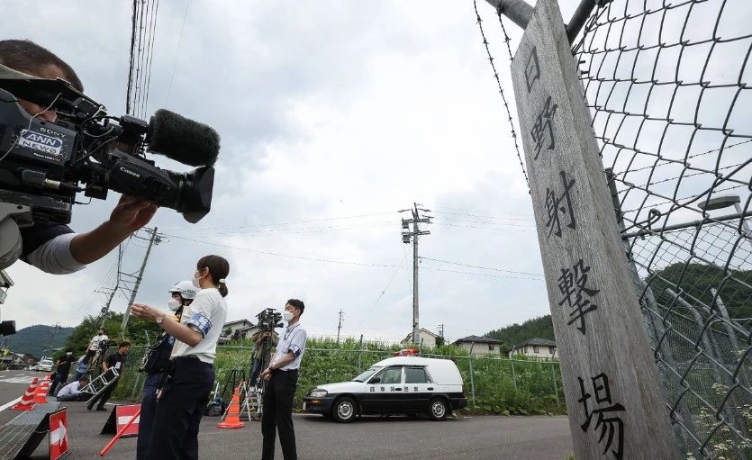 Two killed in shooting at Japan army training range
