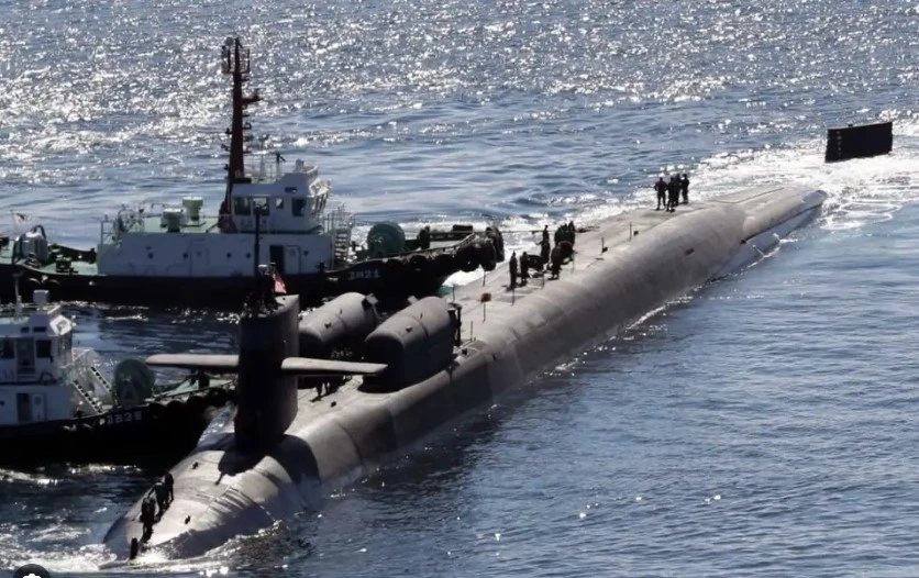US nuclear-powered submarine enters South Korean port