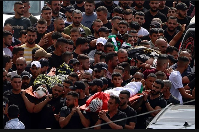 Six Palestinians martyred as Israel deploys helicopters in West Bank