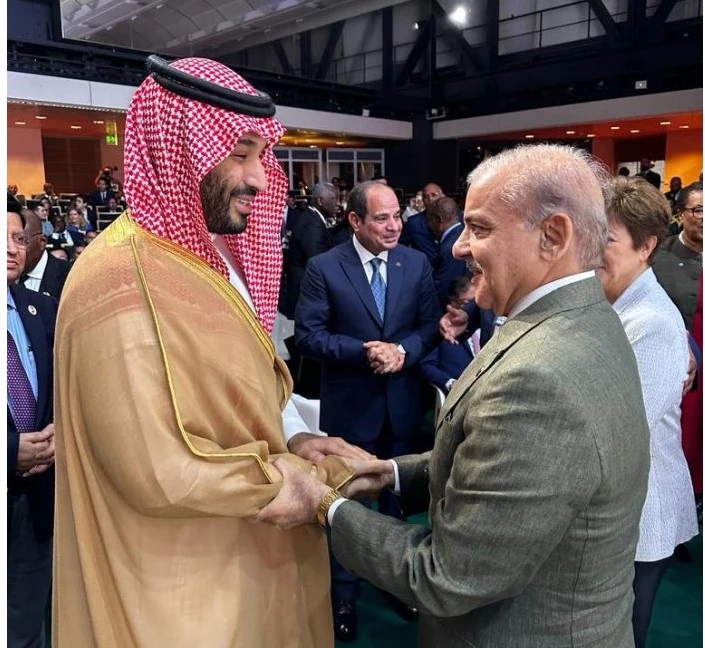 PM Shehbaz meets Saudi Crown Prince at Paris summit