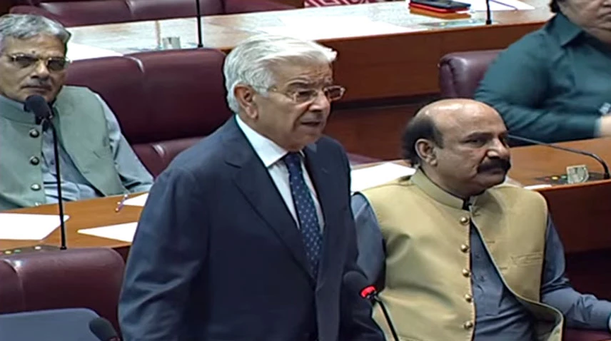 Political motives behind challenging civilian’s trial in military courts: Kh Asif