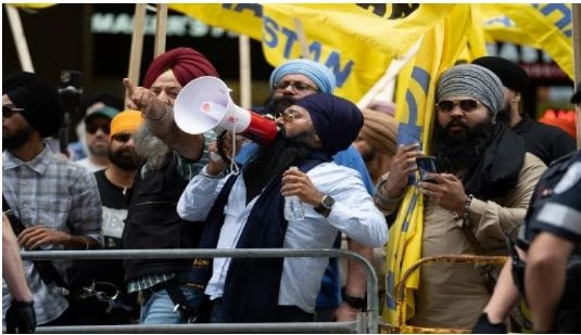 Murder of Sikh leader sparks dueling protests in Toronto