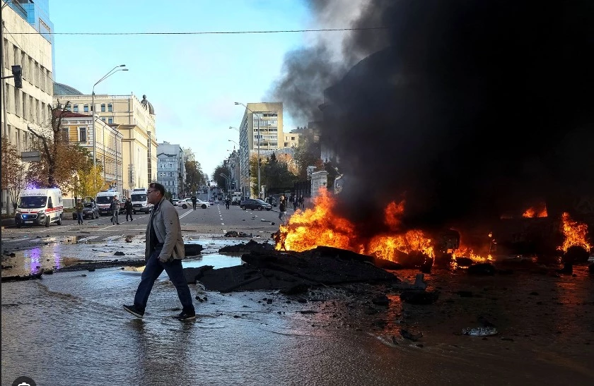 Russia targets Kyiv in drone strike ahead of NATO summit