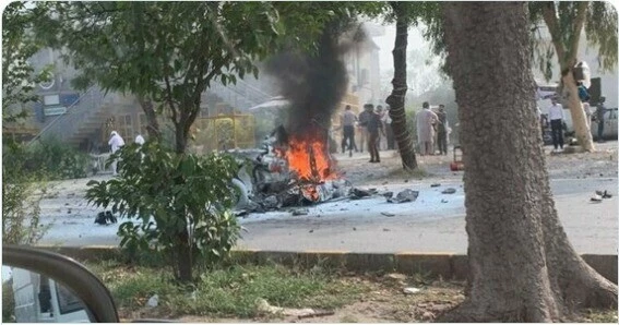 Suicide blast near FC vehicle in Peshawar, 8 injured