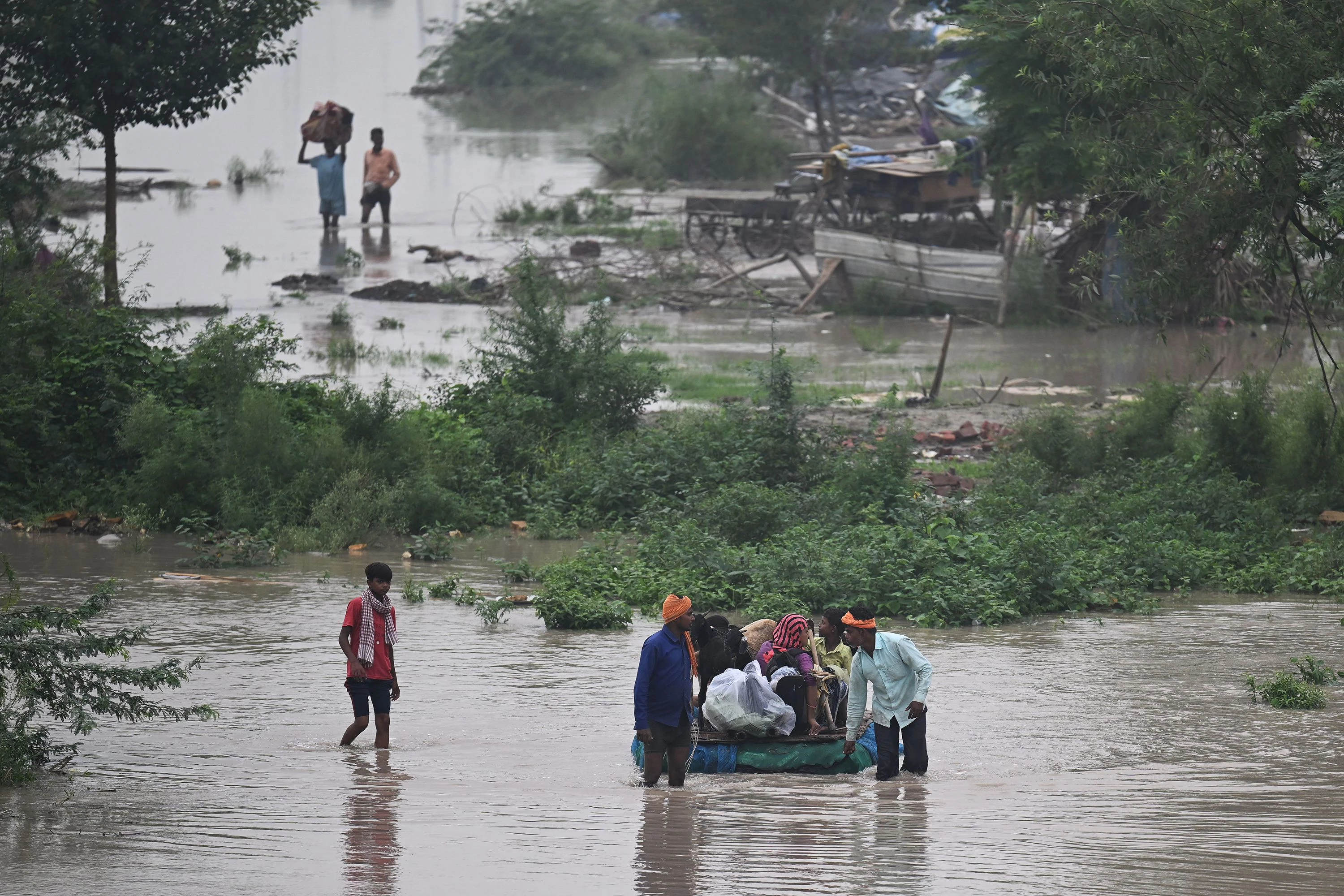 Water from River Ravi enters Lahore following heavy monsoon rain