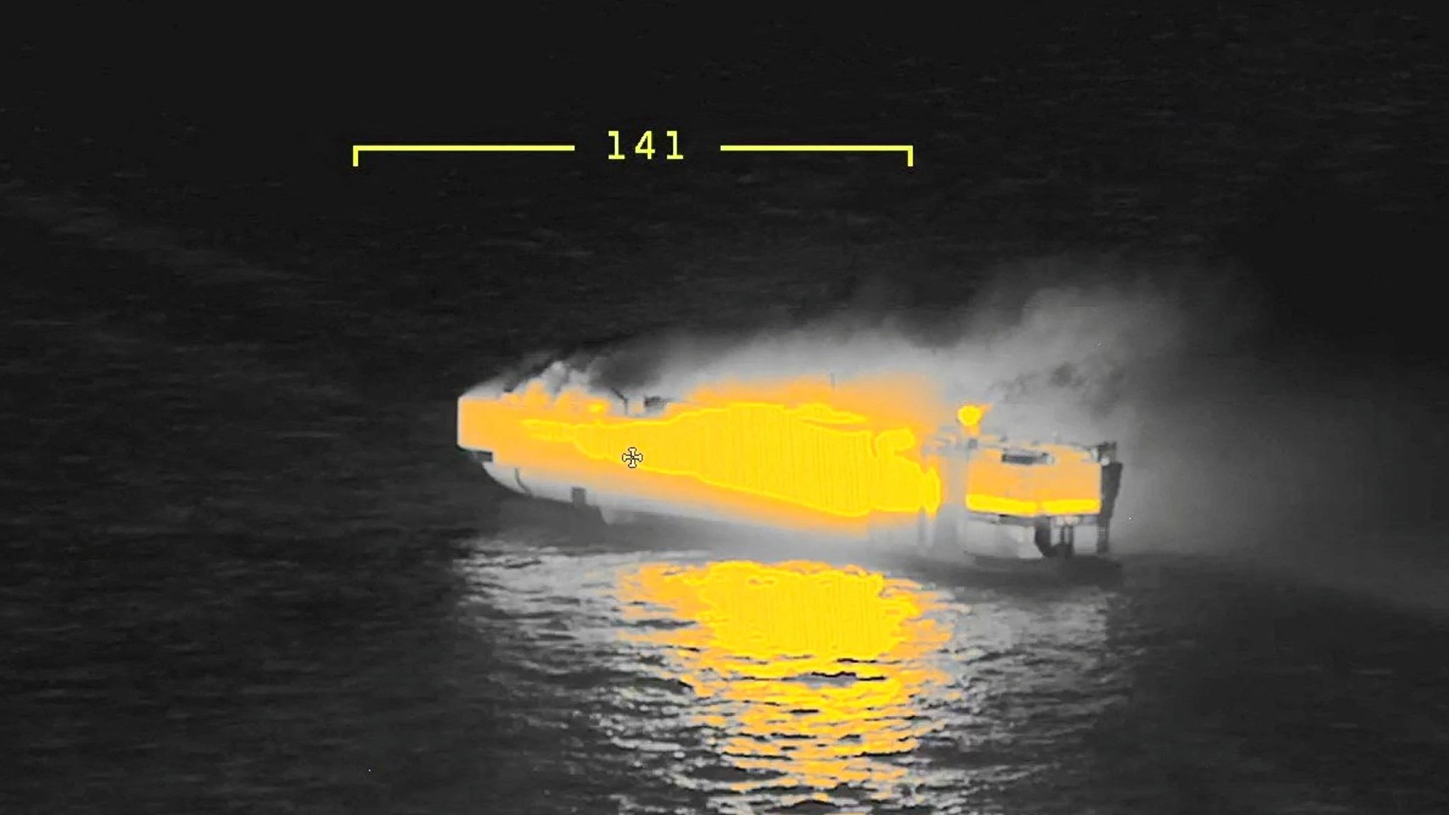 Electric car suspected in ship fire off Netherlands