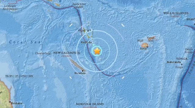 Magnitude 6.4 earthquake hits east of Vanuatu: USGS