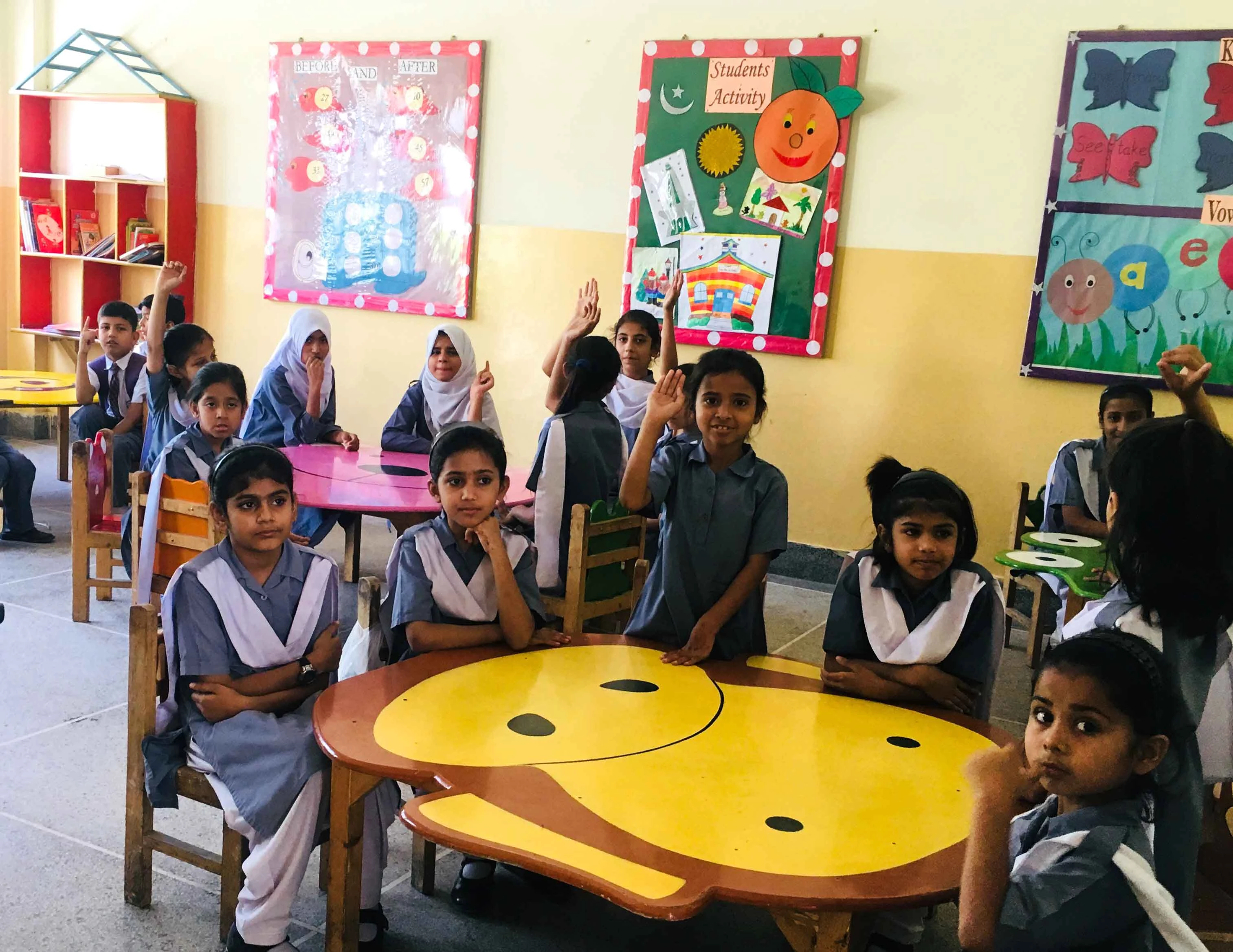 Party time for kids over as schools reopen in Karachi