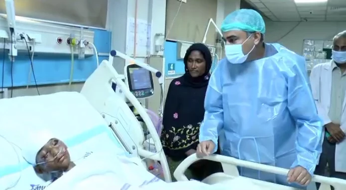 Punjab CM Mohsin Naqvi assures best treatment, justice for violence victim Rizwana