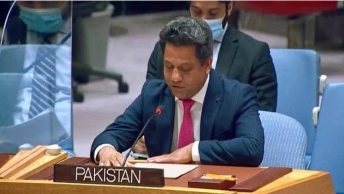 Pakistan highlights plight of Palestinians, Kashmiris at UNSC’s food insecurity debate