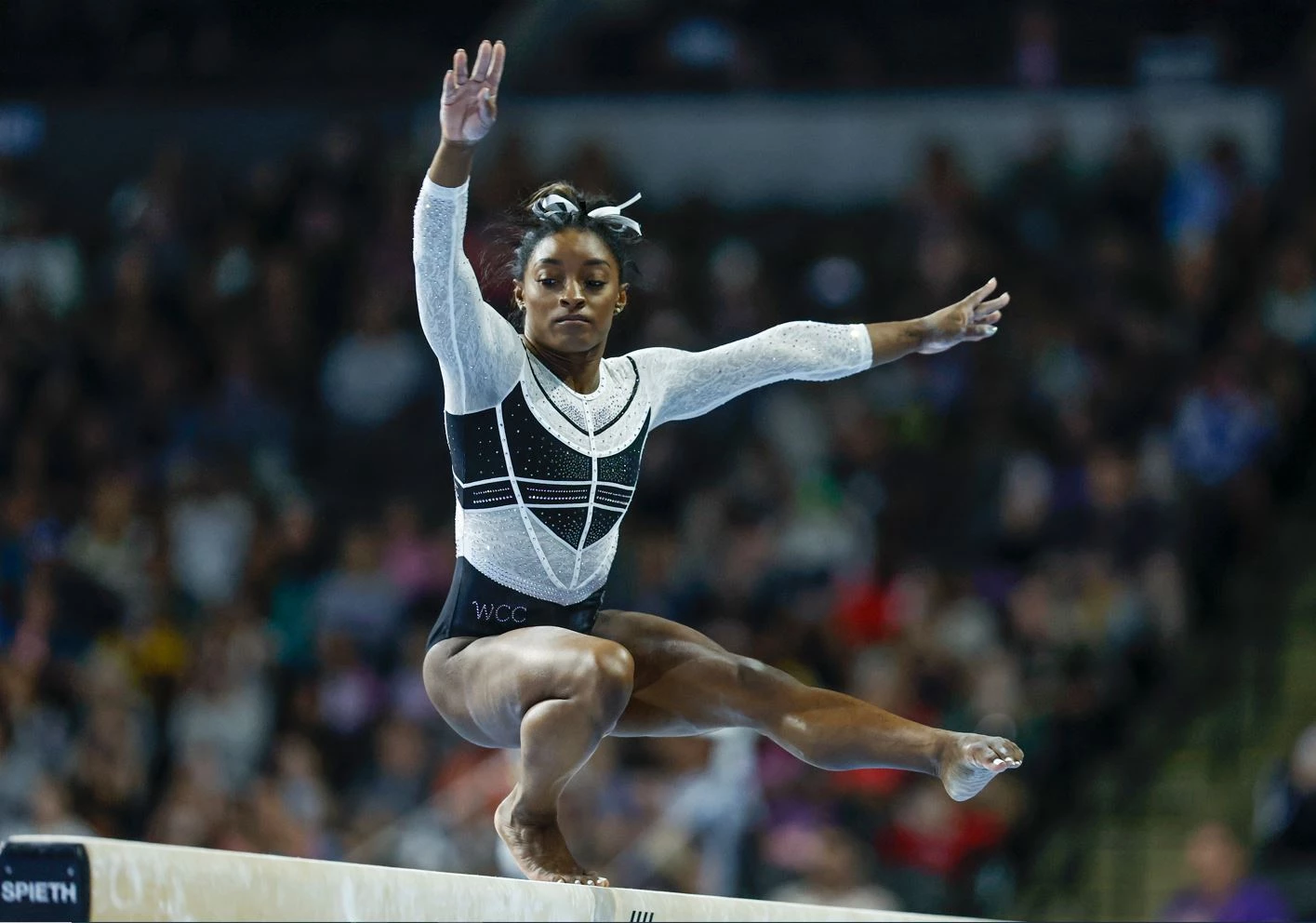 Biles captures US Classic in return to gymnastics competition