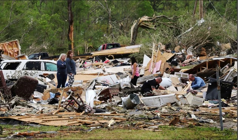 Two dead, thousands without power after severe storms batter eastern US