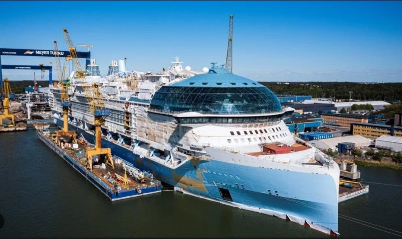 World's largest cruise ship to set sail as industry rebounds