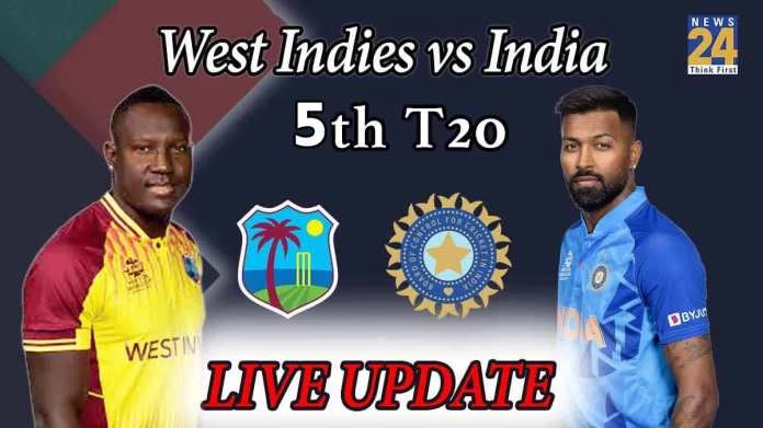 India win toss and bat against West Indies in T20 decider