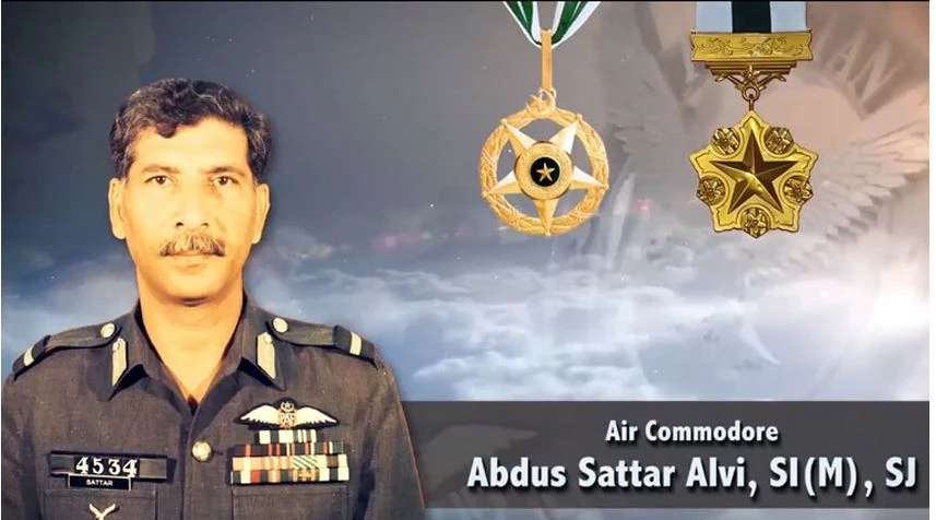 Syrian Envoy confers Medal of Bravery to Air Commodore (R) Sattar Alvi