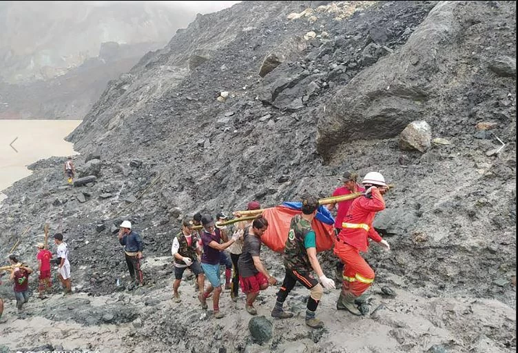 At least 25 missing after Myanmar jade mine landslide