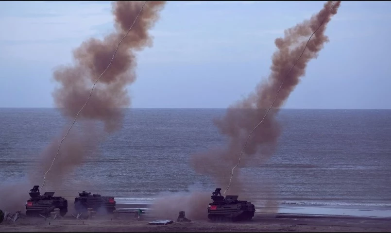 China launches military drills around Taiwan as 'stern warning'