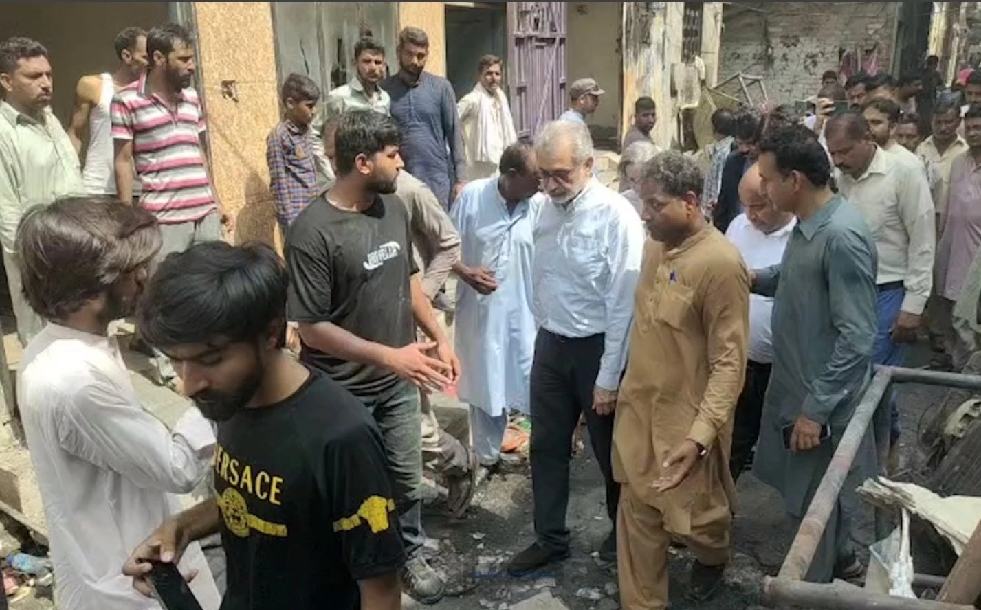 Justice Qazi Isa saddened over churches burning during visit to violence-hit Jaranwala