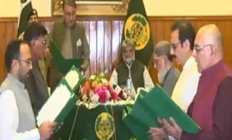 Five members of Balochistan caretaker cabinet take oath