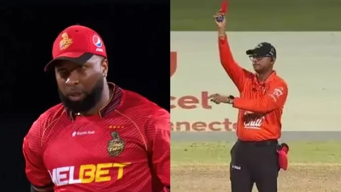 Pollard slams 'absolutely ridiculous' cricket red card