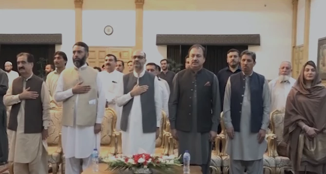 Another two KP caretaker minister take oath