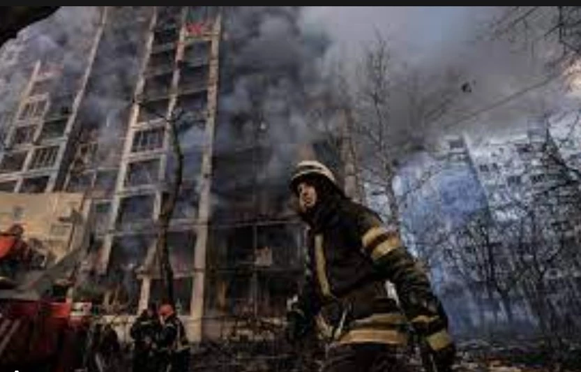 Ukraine capital targeted by 'most powerful' aerial attack since spring