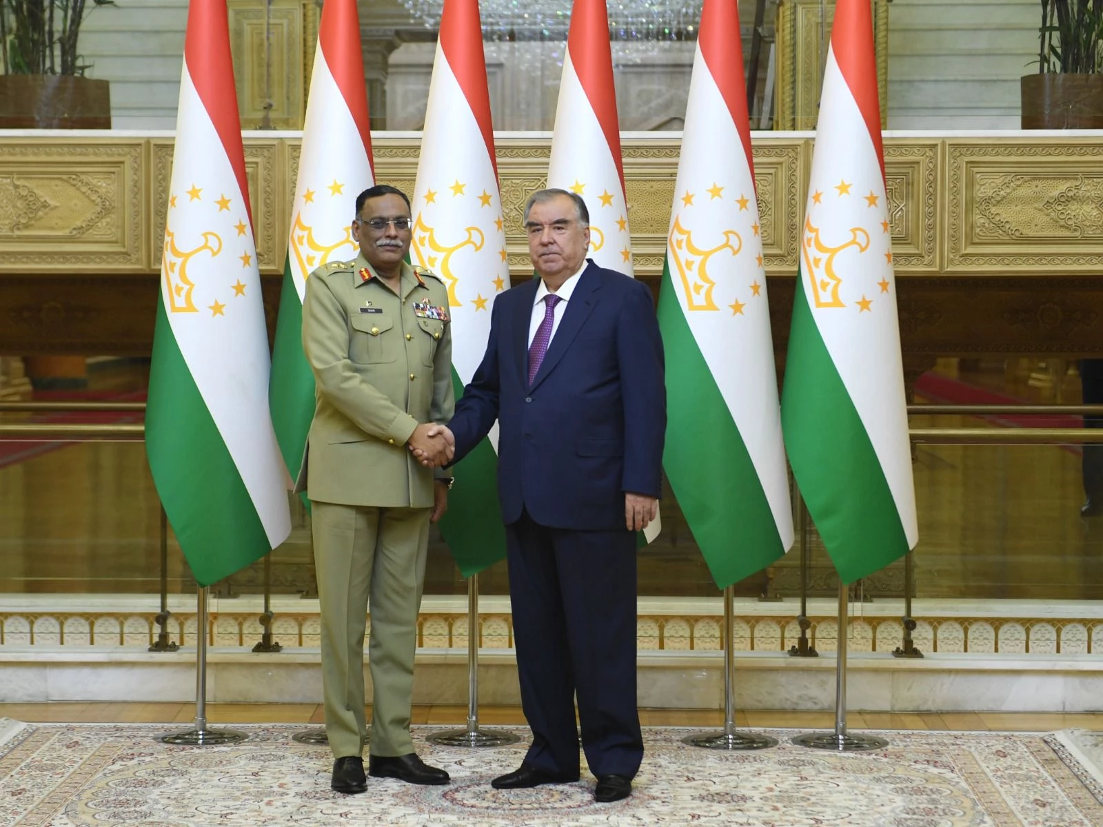 General Sahir Shamshad meets Tajik President