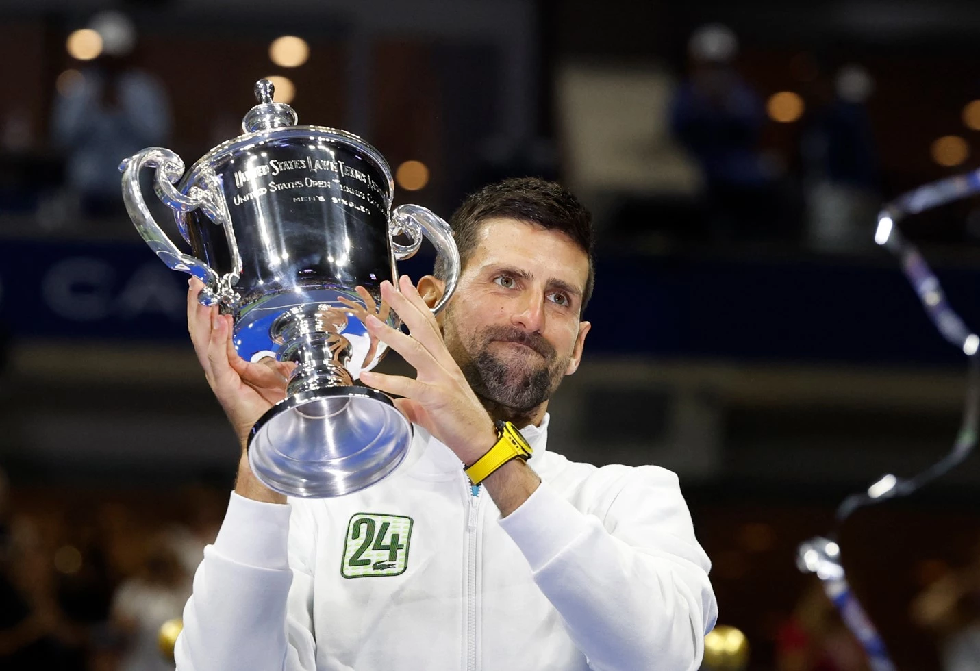 Djokovic downs Medvedev at US Open to win record-tying 24th Slam