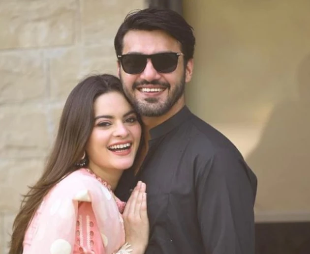 Minal Khan and Ahsan demo supreme delight on second wedding anniversary