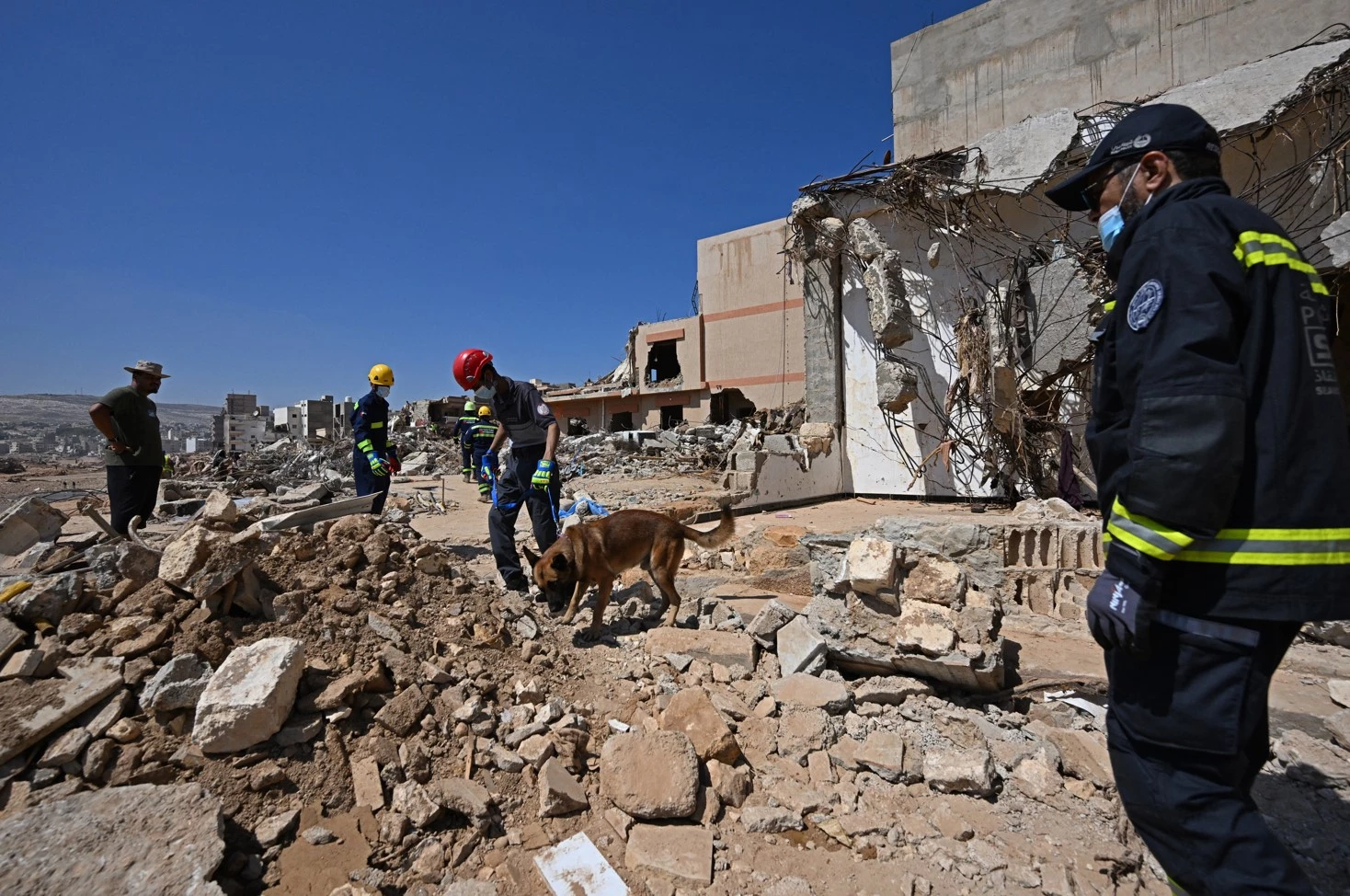 Aid arrives in flood-hit Libya as Derna death toll estimated at 11,300