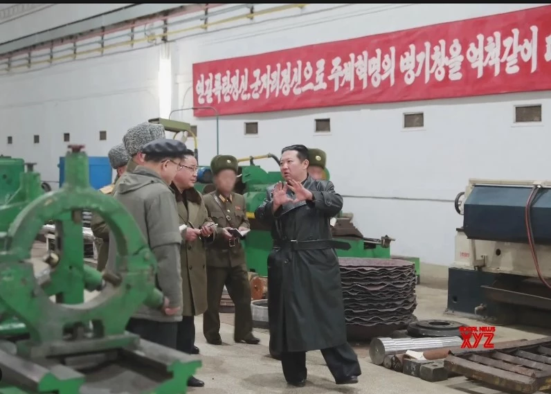 North Korean leader inspects key weapons with Russian defence chief