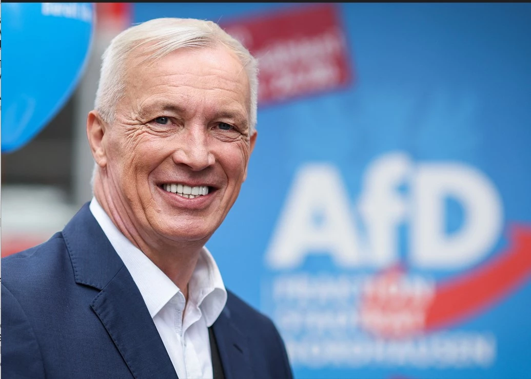 German far-right leads mayoral race near former Nazi camp
