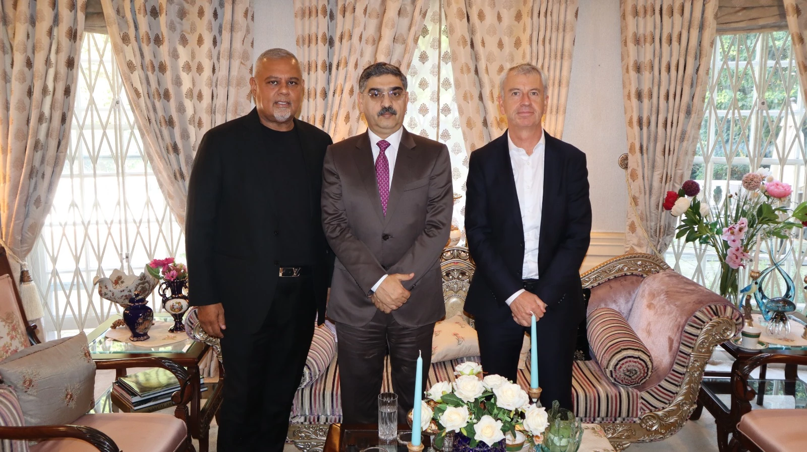 Boohoo Group Co-Founder calls on Caretaker PM Kakar in London
