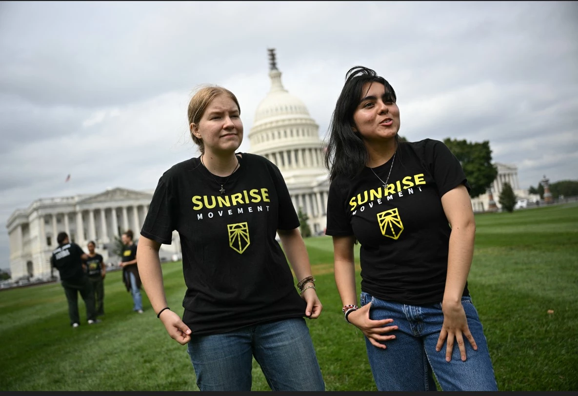 Teen climate activists occupy top US Republican's office