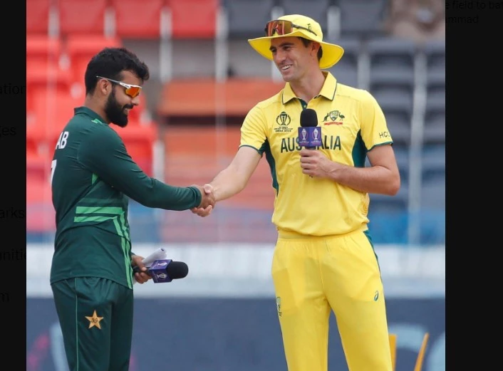 Shadab leads Pakistan as Australia bat first in World Cup warm-up match