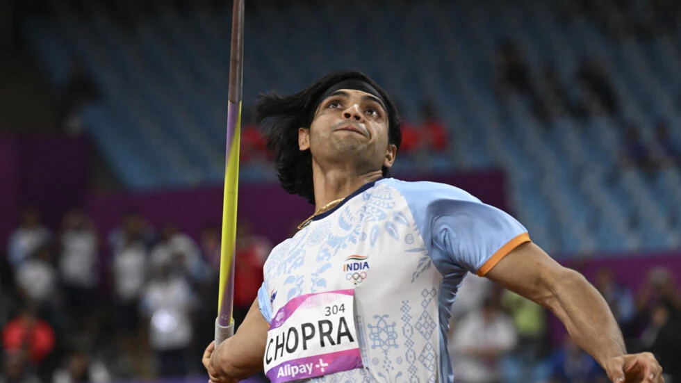 Chopra goes big for gold as Barshim leaps to Asian Games record