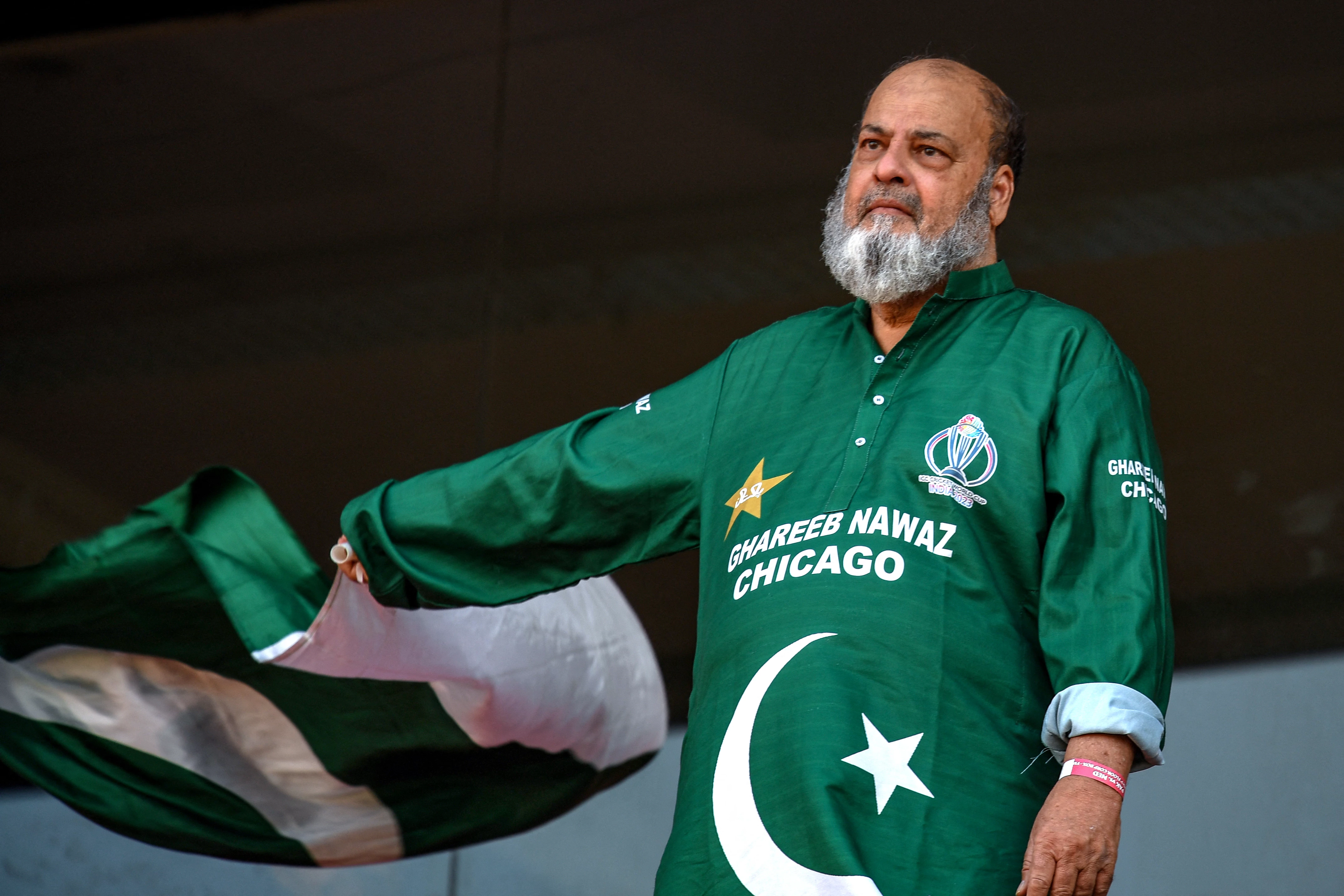 Standing out in the crowd – a Pakistan fan in India