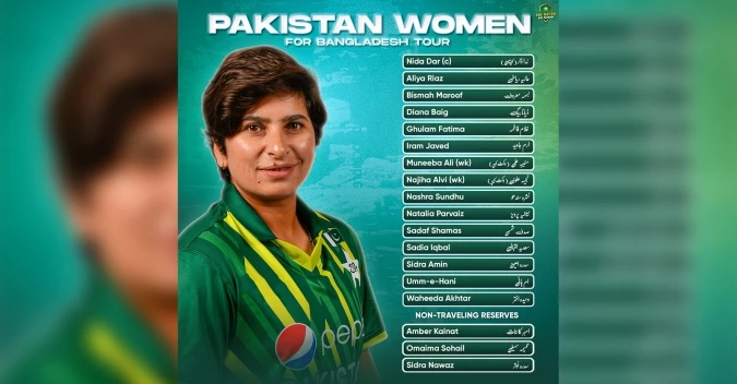 Pakistan announces women’s team for Bangladesh cricket tour
