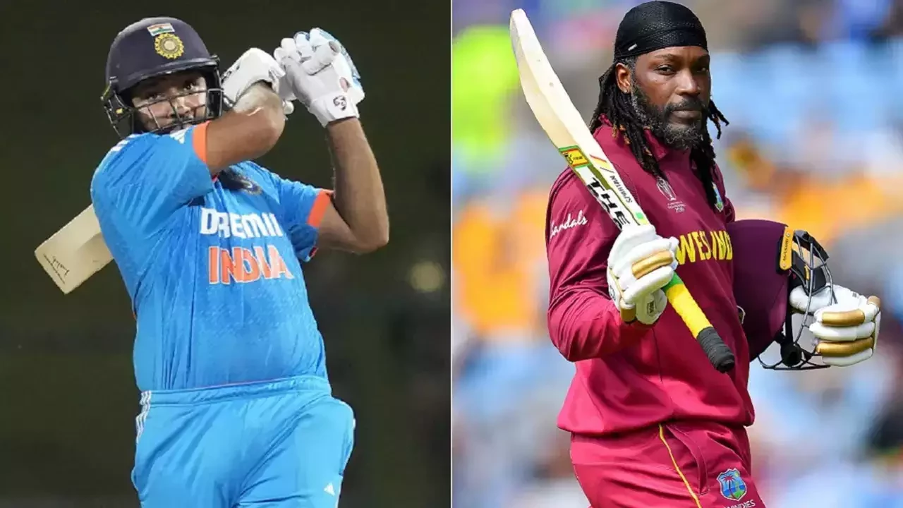 Rohit beats Gayle in battle of the sixes