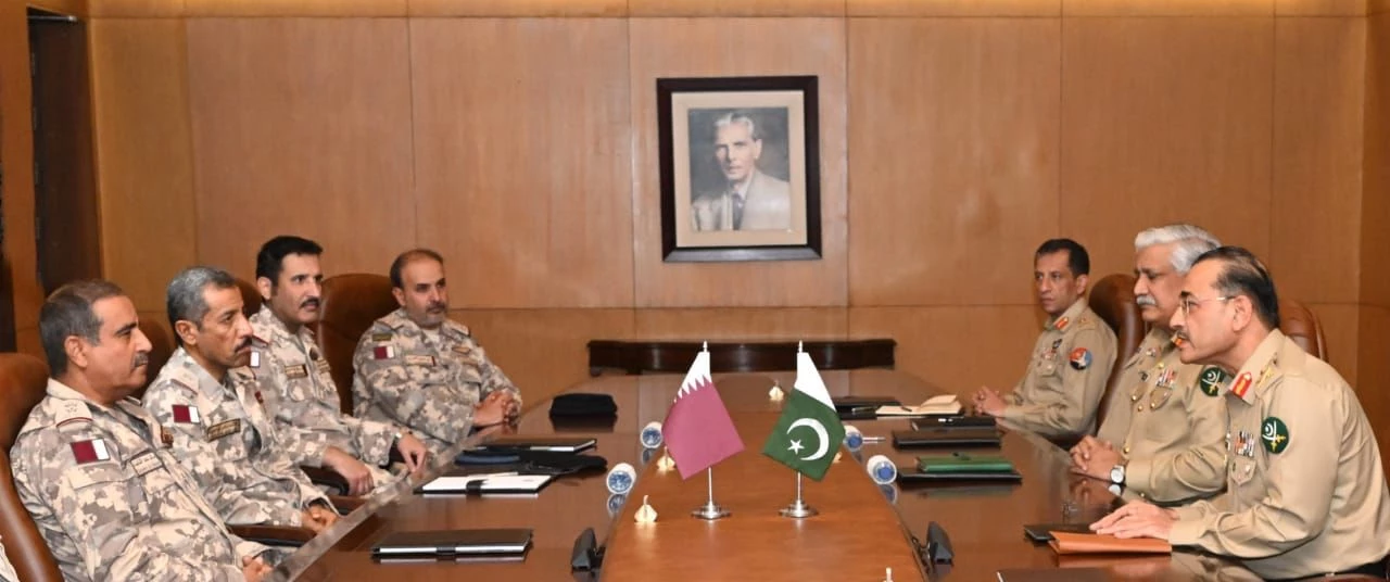 Qatar Armed Forces chief calls on COAS Gen Asim Munir