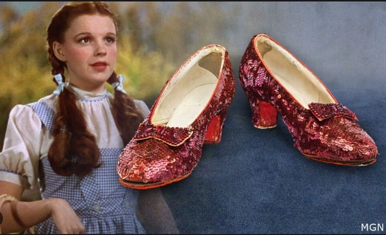 US man pleads guilty to theft of 'Wizard of Oz' slippers