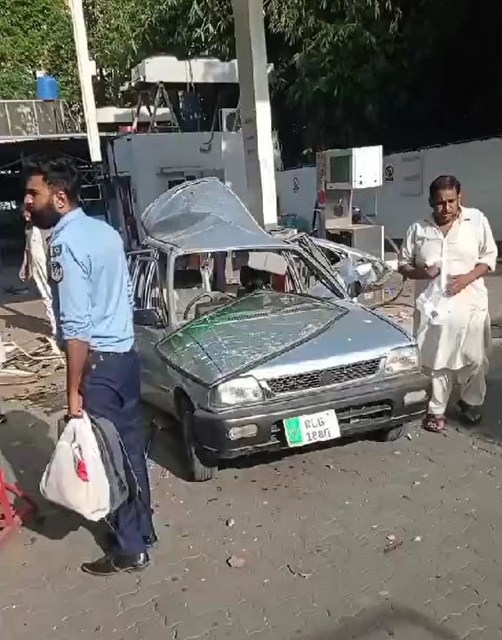 Car cylinder blasts at filling station in Islamabad, four injured