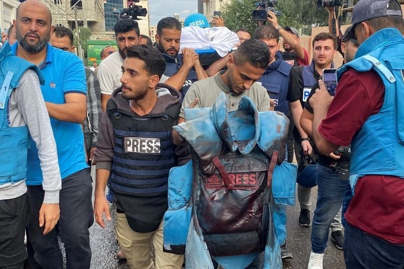 11 Palestinian journalists killed in Gaza war: union