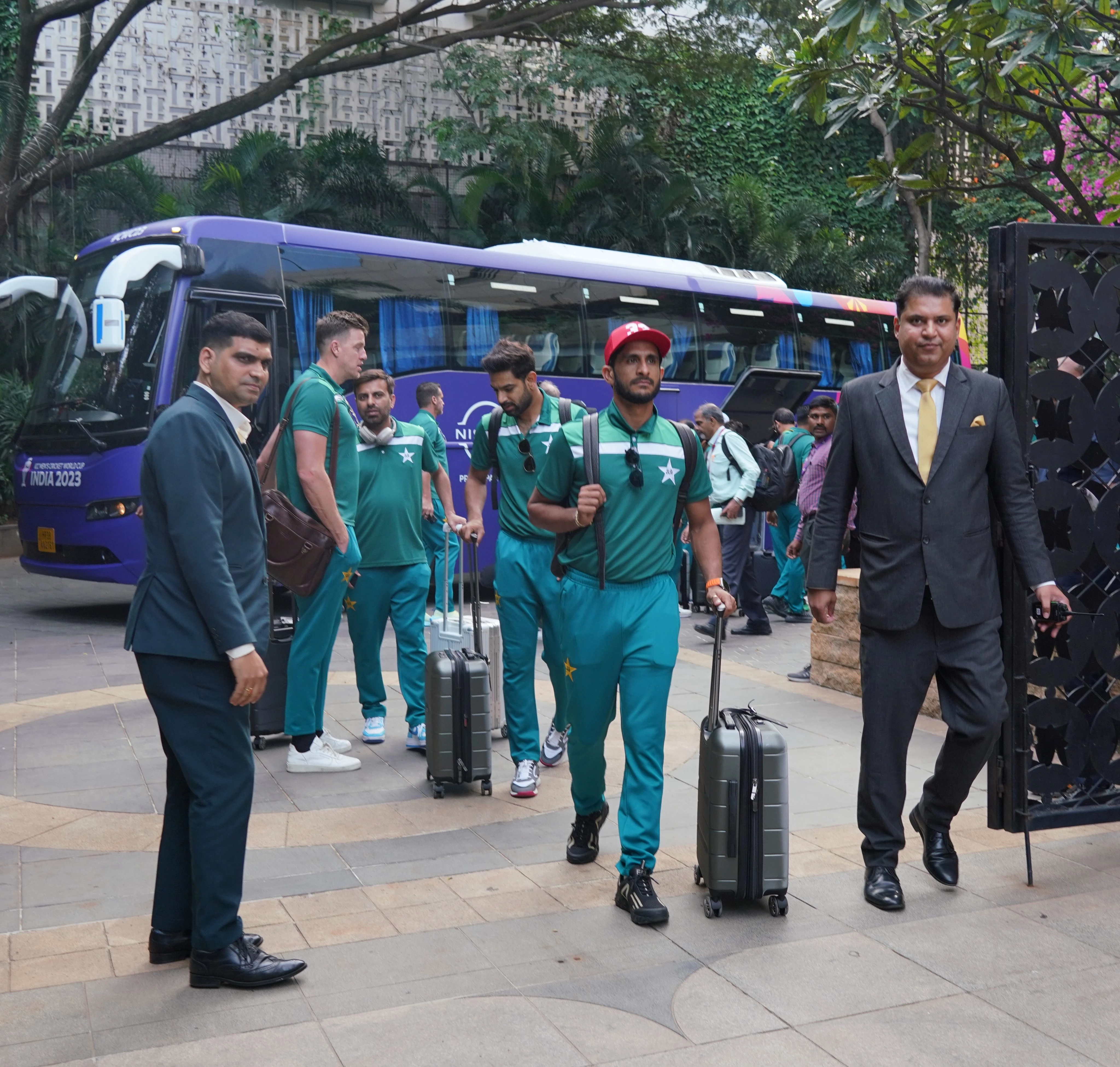 Pakistan team reach Bengaluru for crucial World Cup clash against Australia