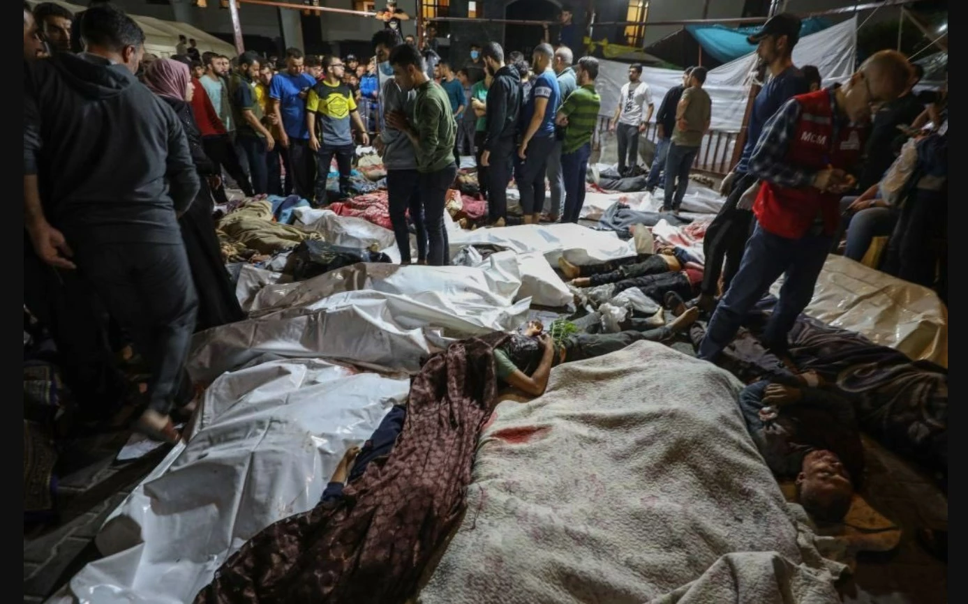500 killed in Israeli air attack on Gaza hospital