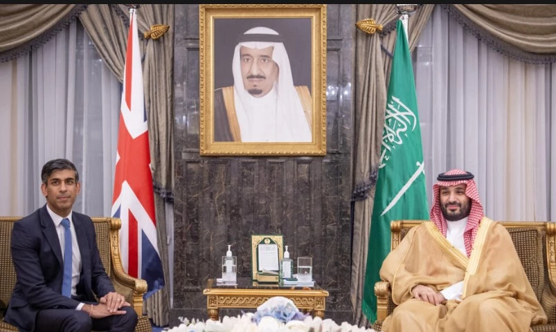 Saudi Crown Prince tells British PM attacks on Gaza 'heinous'