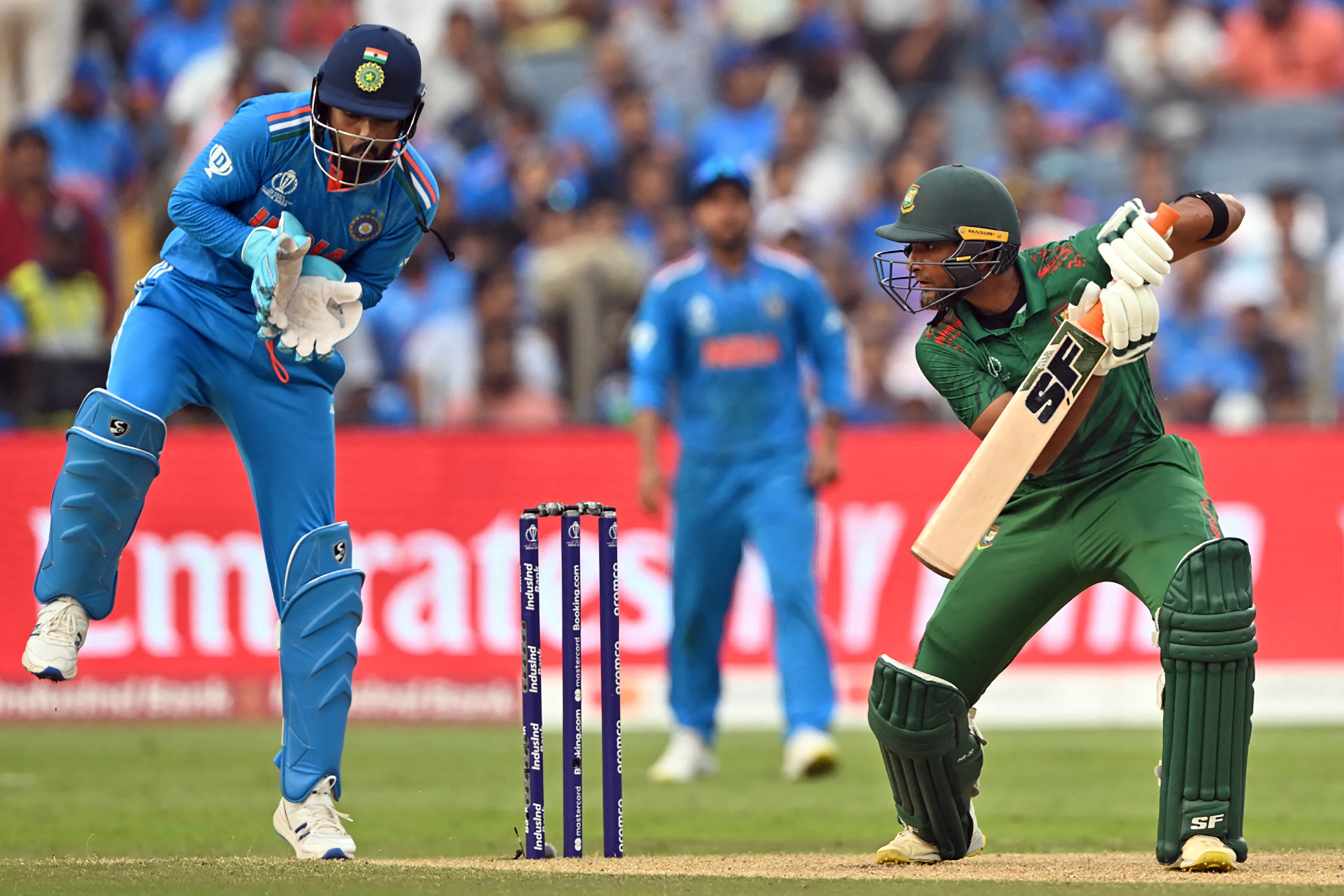 Ton-up Kohli leads India to World Cup win over Bangladesh