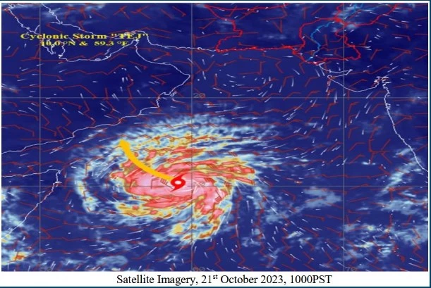 Pakistani coast safe as Cyclone ‘Tej’ moves towards Oman