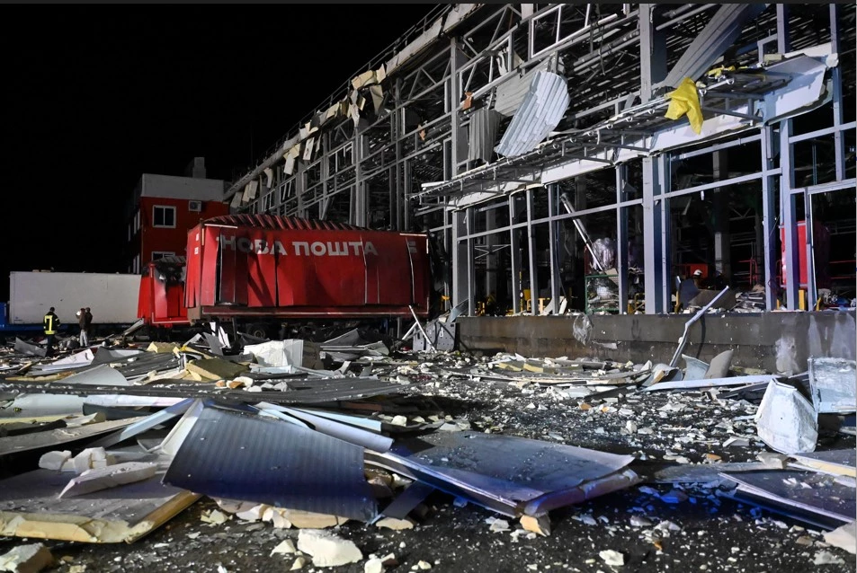 Six dead in Russian strike on Ukrainian mail depot
